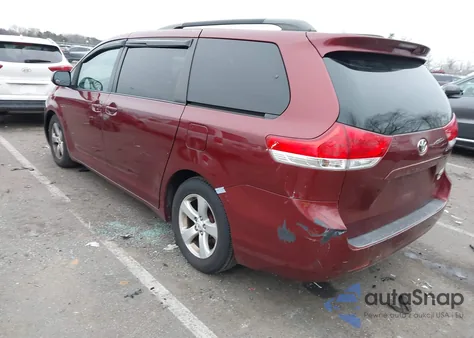 2011 Toyota Sienna Le from USA, damaged, VIN 5TDKK3DC6BS083765